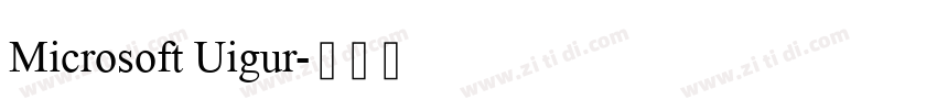 Microsoft Uigur字体转换